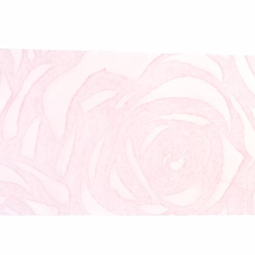 Artikel Deco bånd roser bred pink 63mm 20m
