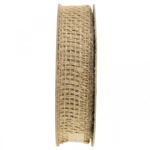 Floristik24 Deco bånd jute natur 25mm jute bånd gave bånd rustik 10m