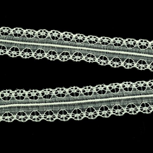 Floristik24 Blondebånd vintage creme 20mm 20m