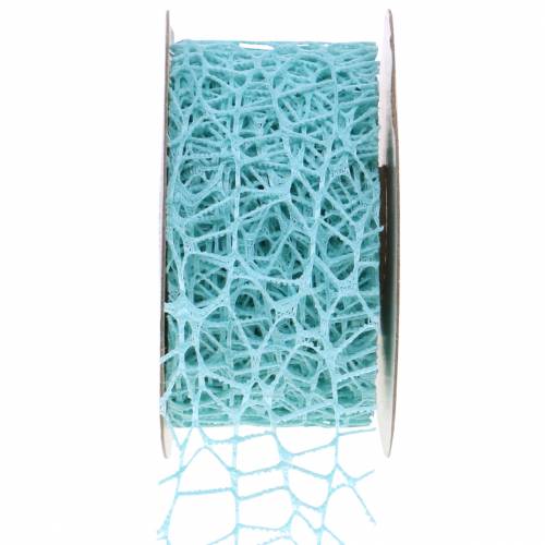 Artikel Deco bånd mesh bånd lyseblå Tiffany 40mm 10m