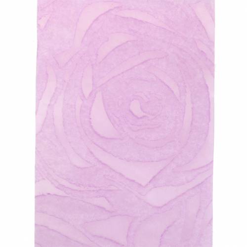 Floristik24 Deco bånd roser bred lilla 63mm 20m