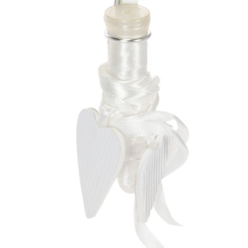 Artikel Bænkophæng med rør og hjerte, 18 cm, 6 stk.