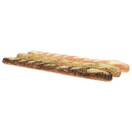 Artikel Baguette maddukker bageri dekoration assorteret 45cm 3stk