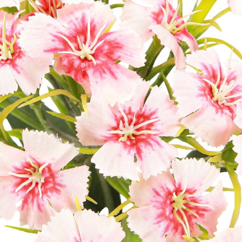 Artikel Skæg nelliker kunstig nellike Fersken Pink 52cm