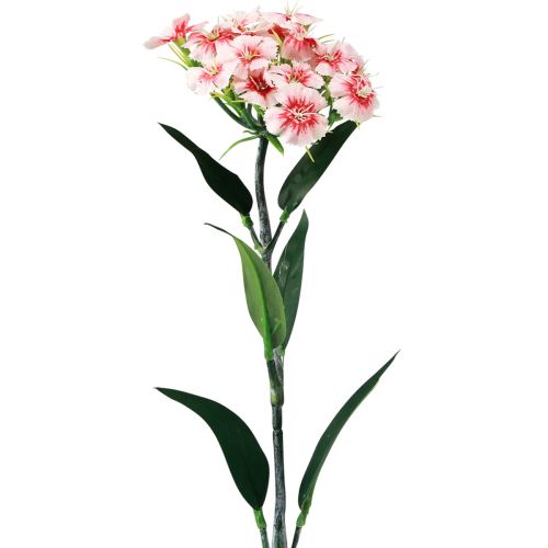 Skæg nelliker kunstig nellike Fersken Pink 52cm