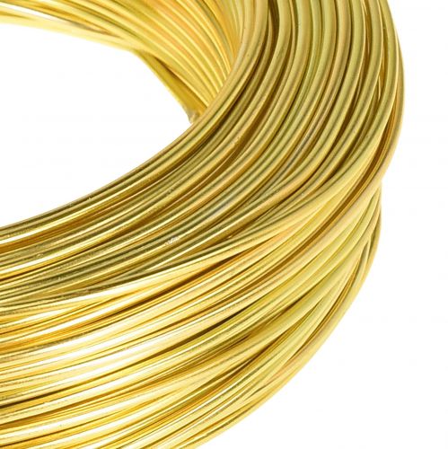 Artikel Craft wire guld aluminium wire til håndværk Ø2mm L60m