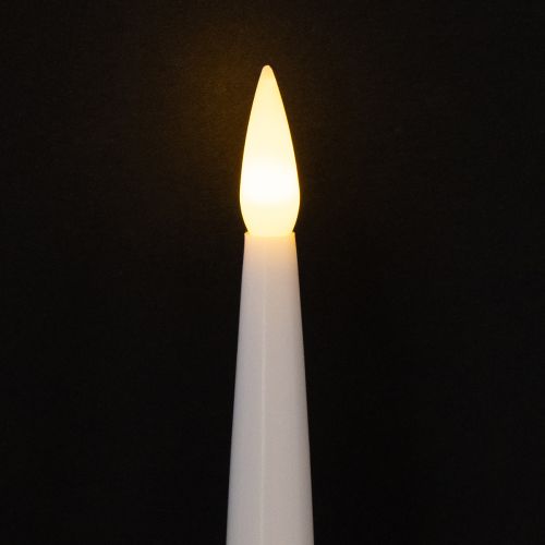Artikel Trælys LED-staklys med krystalgult lys 31 cm 10 stk.