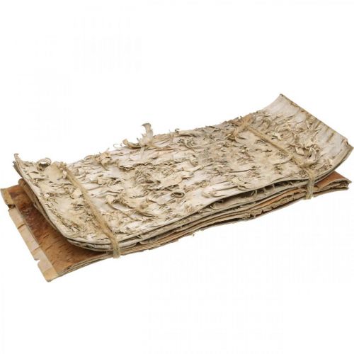 Floristik24 Træbark dekorative barkstrimler naturlig birkebark 30×12cm 6 stk.