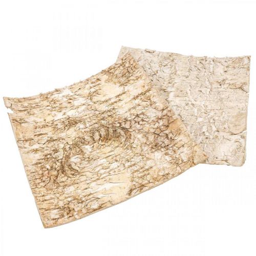 Floristik24 Træbark dekorativ bark firkantet birkebark natur 20×20cm 6 stk