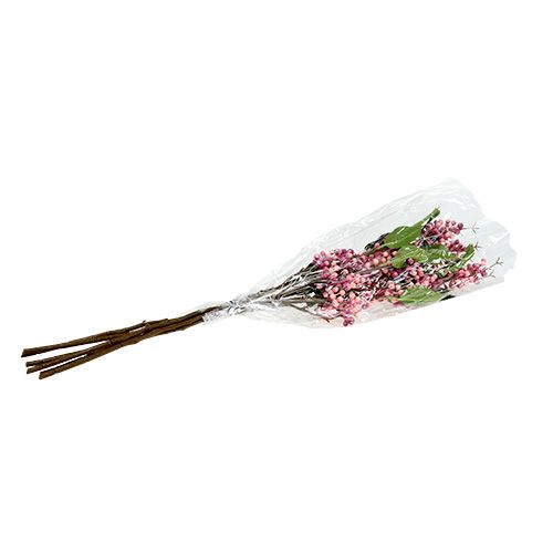 Floristik24 Bærgren kunstig pink-lilla 64cm 6stk