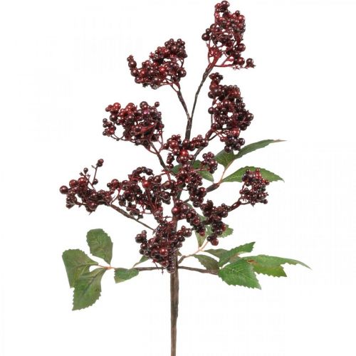 Artikel Bærgren rød kunstig efterårsdekoration 85cm Kunstig plante som ægte!