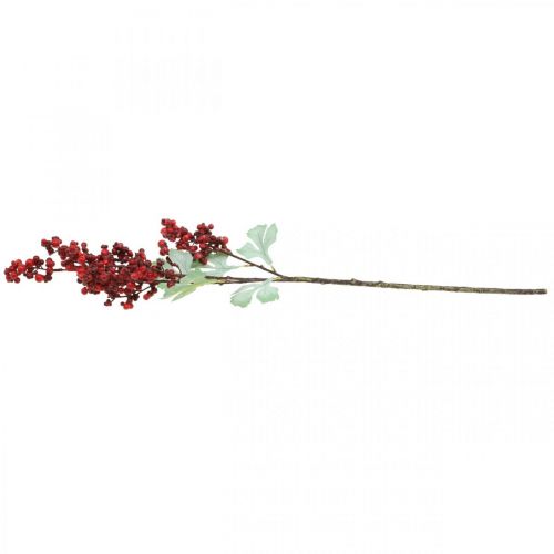 Artikel Kunstig bærgren rød kunstgren juledekoration 74cm