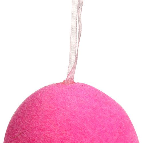 Floristik24 Flokkede pynteæg 7cm 18 stk