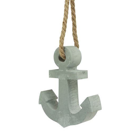 Floristik24 Betonanker dekoration maritim borddekoration grå 18cmx4,5cmx22cm