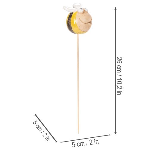 Artikel Havepæl bi udendørs dekoration til haven og altanen 26 cm 4 stk.