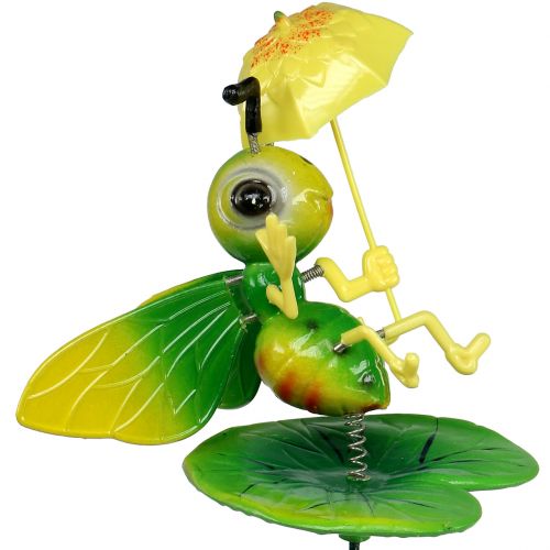Floristik24 Bee med paraply som havestik 73cm
