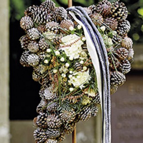 Floristik24 Blomsterskumhjerte 18 cm x 9 cm x 3,5 cm
