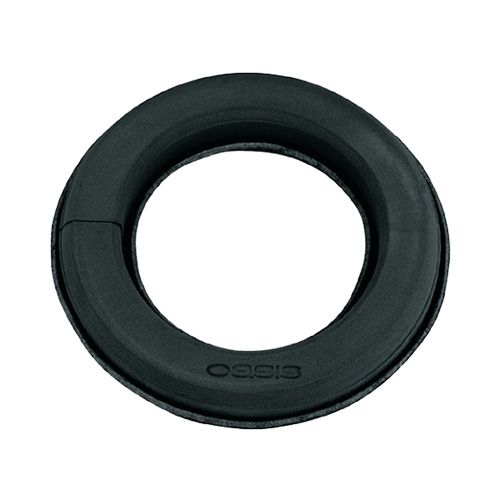 Artikel Blomsterskumring med fod sort H3,5cm Ø17cm 2 stk