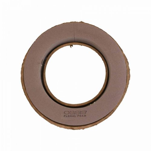 Floristik24 Oasis Floral Foam Ring Biolit Nature Source Brun 32cm 2stk