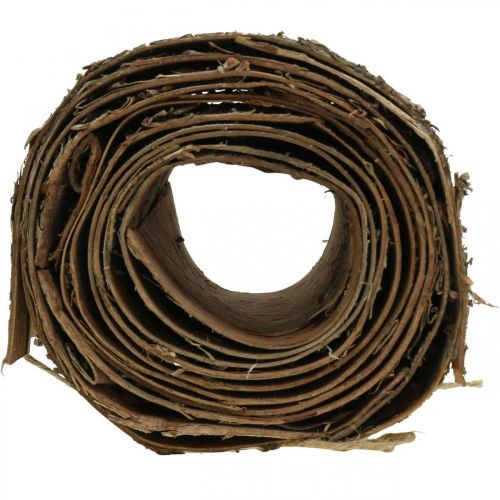 Floristik24 Birkebarkrulle brun, grå bark til kunsthåndværk 15×300cm