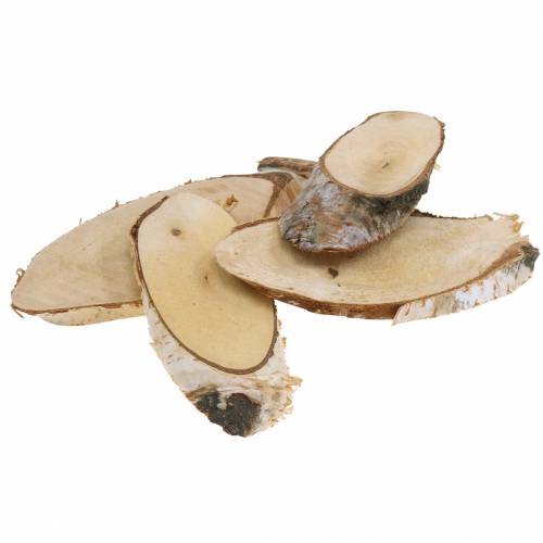 Birkeskiver oval naturlig 4 × 8 cm 1 kg til dekoration Birkeskiver oval naturlig 4 × 8 cm 1 kg til dekoration