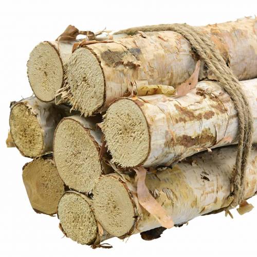 Floristik24 Birkegrene bundtede naturlige 40cm