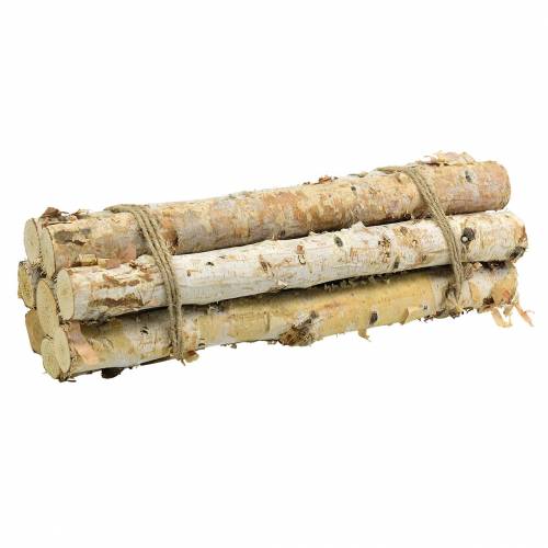 Floristik24 Birkegrene bundtede naturlige 40cm