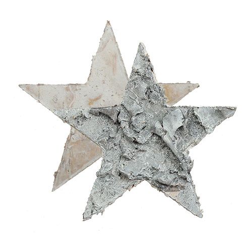 Artikel Scatter dekoration birkestjerne hvide Ø4cm 80 stk