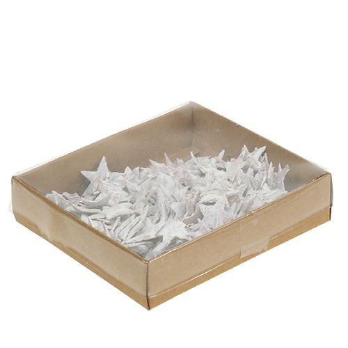 Artikel Birkestjerner mini 2cm - 2,5cm hvidvasket 150 stk