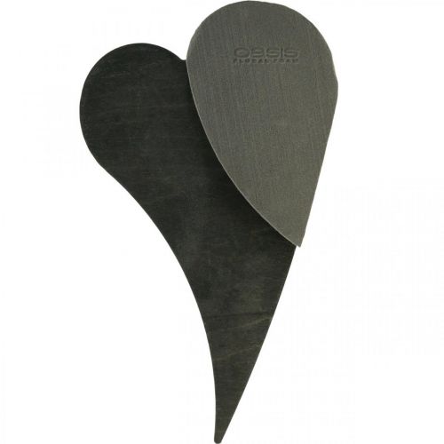 Artikel OASIS® Sort Bioline® Floral Foam Heart Sort H34cm 2 stk