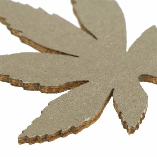 Artikel Scatter dekorationsblade gul, brun, platin assorteret 4cm 72 stk