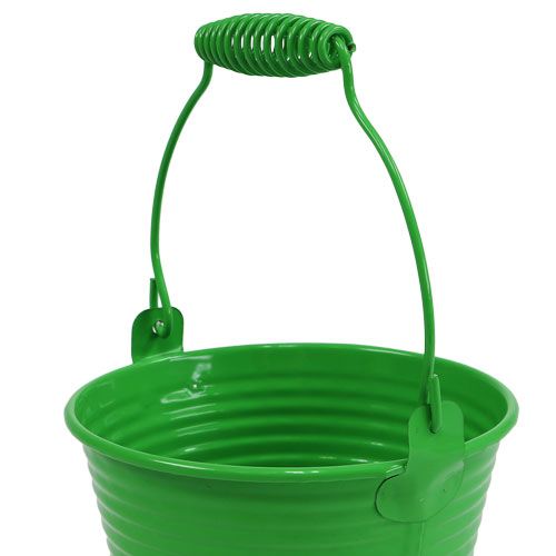 Floristik24 Dekorationsspand grøn Ø11cm H9,5cm