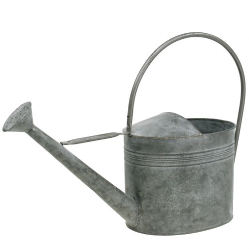 Floristik24 Drikvanding dåse grå 23,5 cm x 17,5 cm H19cm