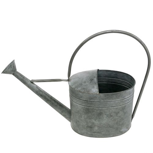 Floristik24 Drikvanding dåse grå 23,5 cm x 17,5 cm H19cm