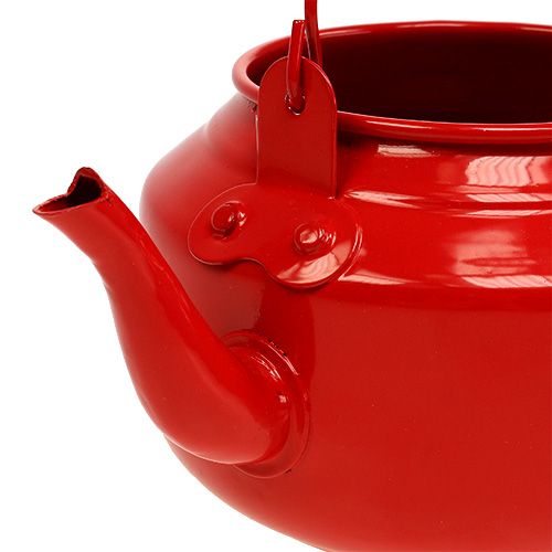 Floristik24 Tin tekande rød Ø12cm H9cm