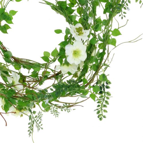Floristik24 Blomsterguirlande hvid 180cm