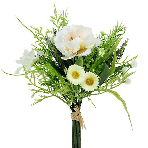 Floristik24 Buket med Bellis White 20cm