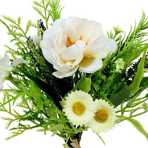 Floristik24 Buket med Bellis White 20cm
