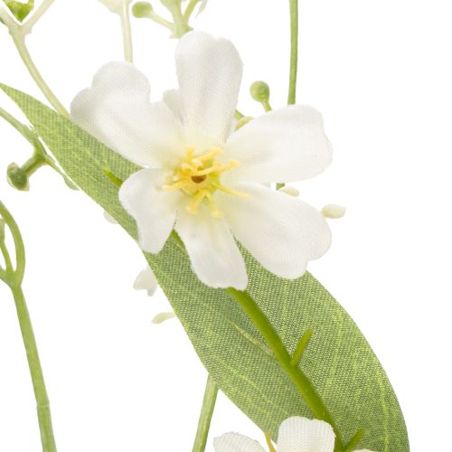 Artikel Dekorativ æbleblomstgren som kunstig blomst til lyse stuedetaljer, cremefarvet, 108 cm, 2 stk.