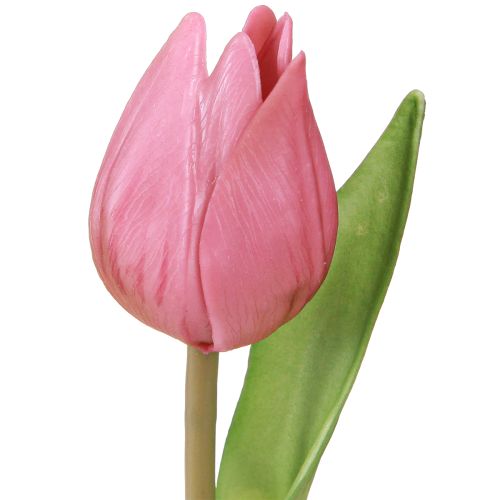 Floristik24 Blomsterdekoration Tulipaner Kunstige Blomster Lilla 20cm 6 Stk