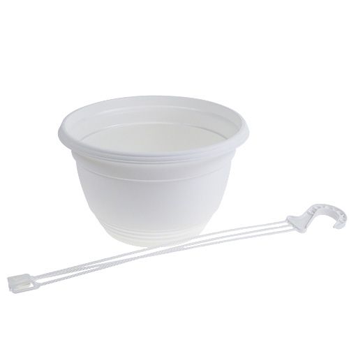 Artikel Hængekurv Ø30cm hvid