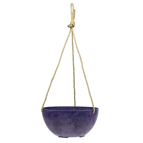 Floristik24 Blomsterkurv &quot;Fiona&quot; Ø25cm H12cm lilla