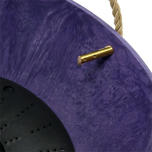 Floristik24 Blomsterkurv &quot;Fiona&quot; Ø25cm H12cm lilla