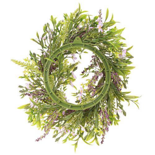 Artikel Kunstig lavendel Bach blomsterkrans Lilla Ø33cm