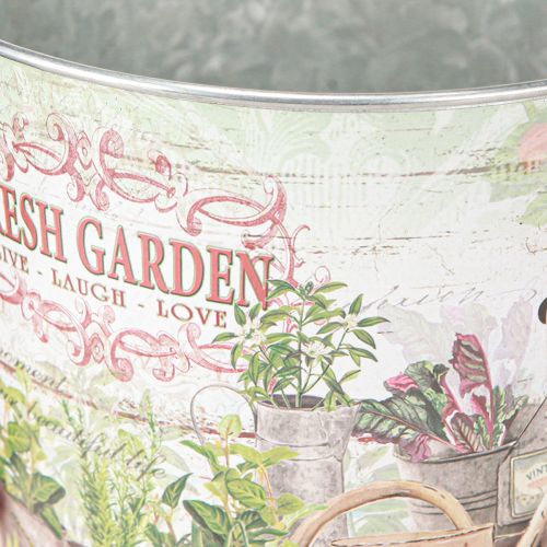 Artikel Urtepotte lille metalfarvet Fresh Garden H16cm 2stk