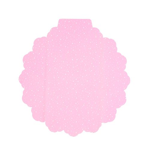 Artikel Blomstermuddet Ø38cm pink 50p