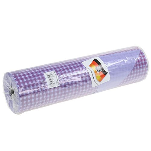 Artikel Blomsterpapir 37,5cm ternet lilla 100m
