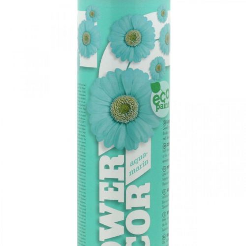 Floristik24 Blomsterspray Blomsterdekor Lyseblå Aquamarin Farvespray 400ml