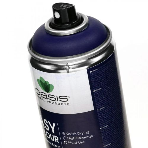 Artikel OASIS® Easy Colour Spray, malingsspray mørkeblå 400ml