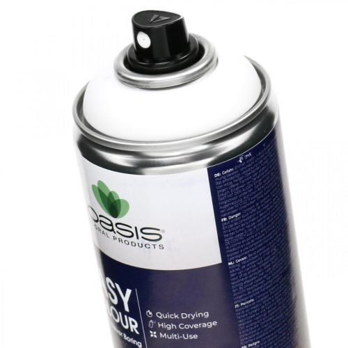 Floristik24 OASIS® Easy Colour Spray, malerspray hvid, vinterdekoration 400ml